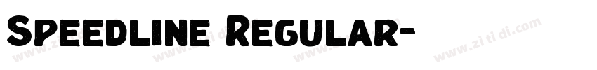 Speedline Regular字体转换 Speedline Regular字体转换